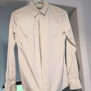Slightly off white (cream colored?) button down dress shirt